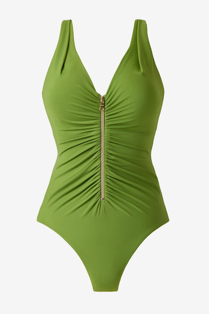 Miraclesuit Copper Zipt One Piece