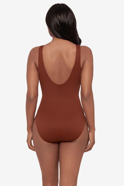 Miraclesuit Copper Zipt One Piece