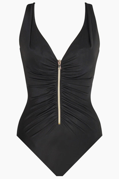 Miraclesuit Copper Zipt One Piece