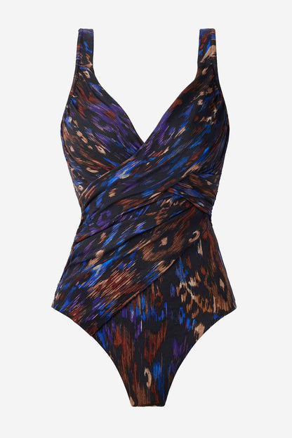Miraclesuit Black/Multi Tapiz Revele One Piece Swimsuit
