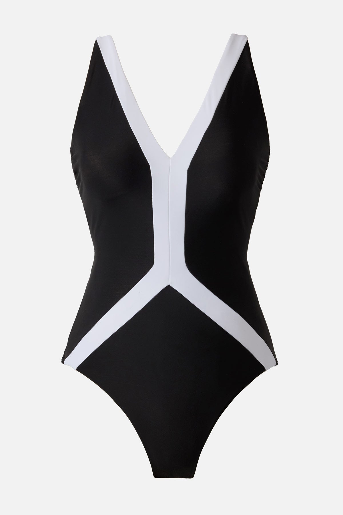 Miraclesuit Black/White Deux One Piece in Spectra
