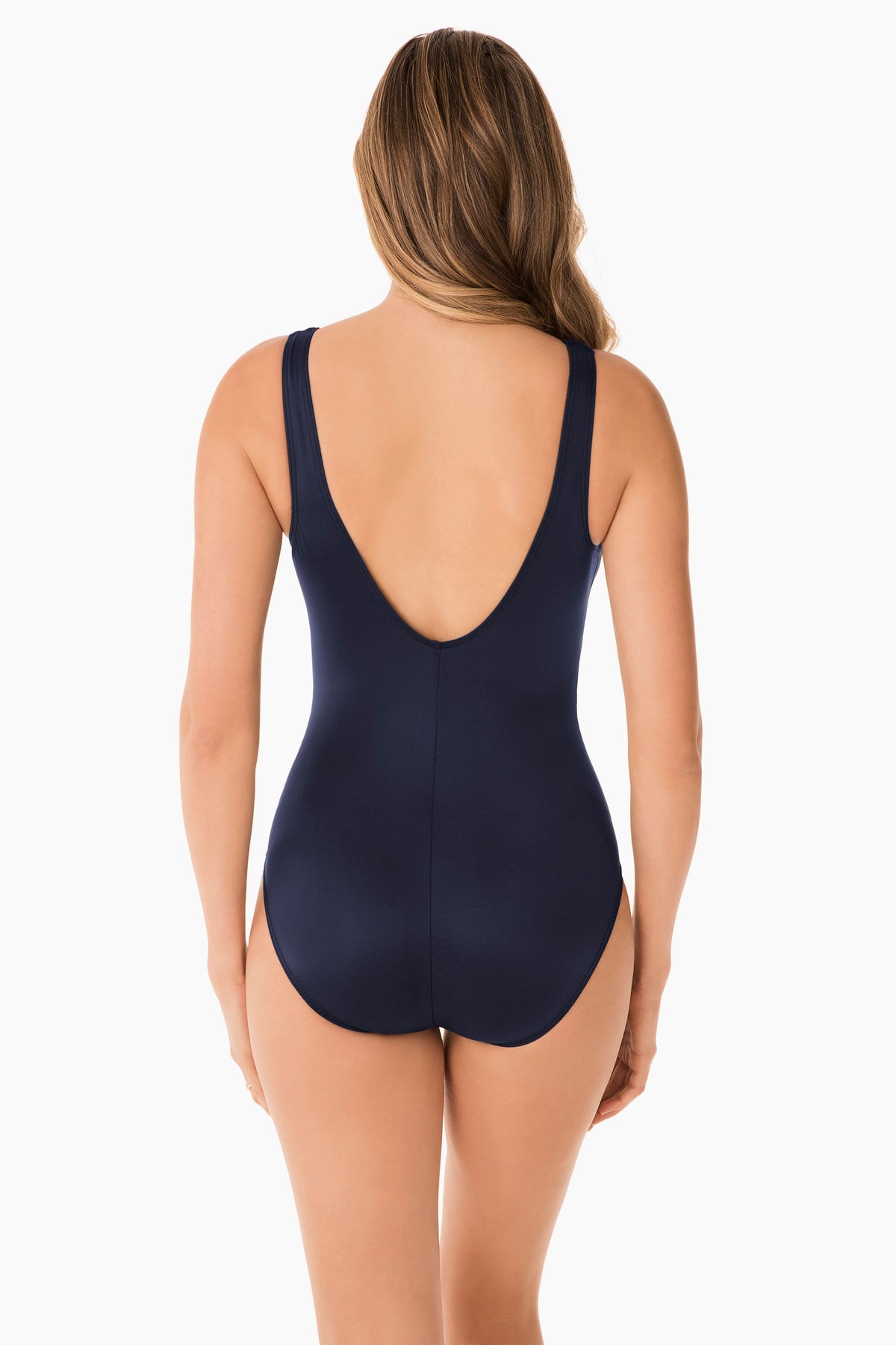 Miraclesuit Black Rock Solid Arden One Piece Swimsuit