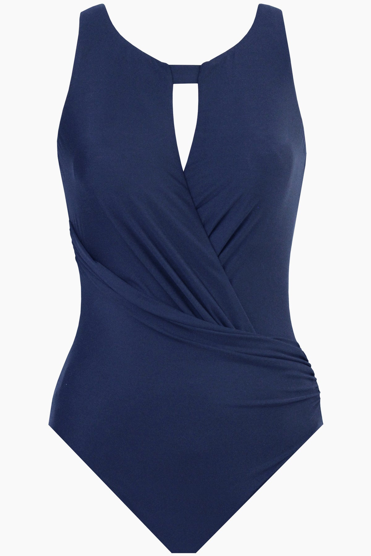 Miraclesuit Black Rock Solid Arden One Piece Swimsuit