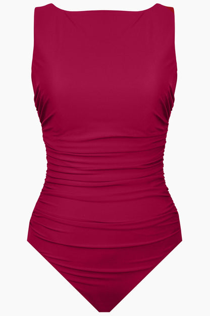 Miraclesuit Sangria Regatta One Piece Swimsuit DD-Cup