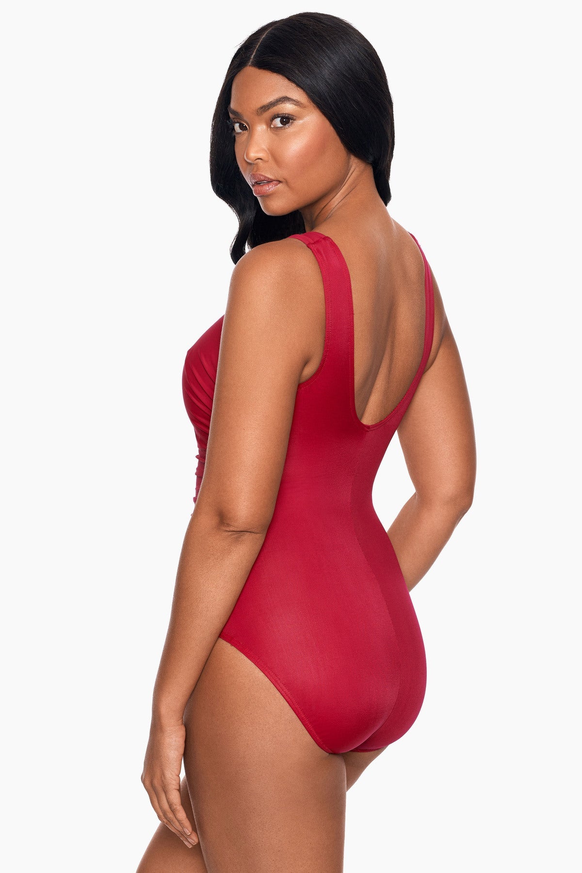 Miraclesuit Sangria Regatta One Piece Swimsuit DD-Cup