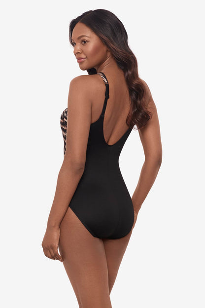 Miraclesuit Black/Multi Topkapi Aphrodite One Piece Swimsuit