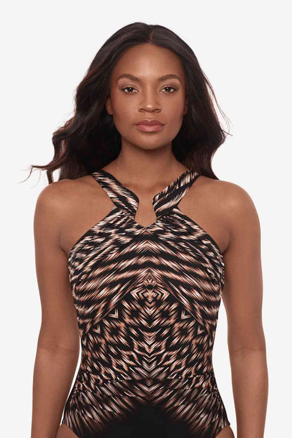 Miraclesuit Black/Multi Topkapi Aphrodite One Piece Swimsuit