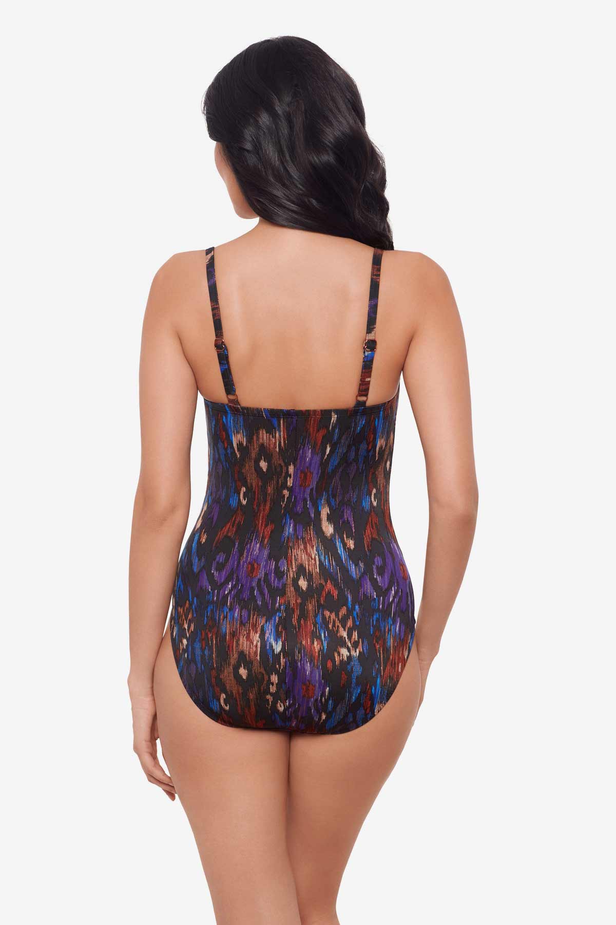 Miraclesuit Black/Multi Tapiz Mariposa One Piece Swimsuit