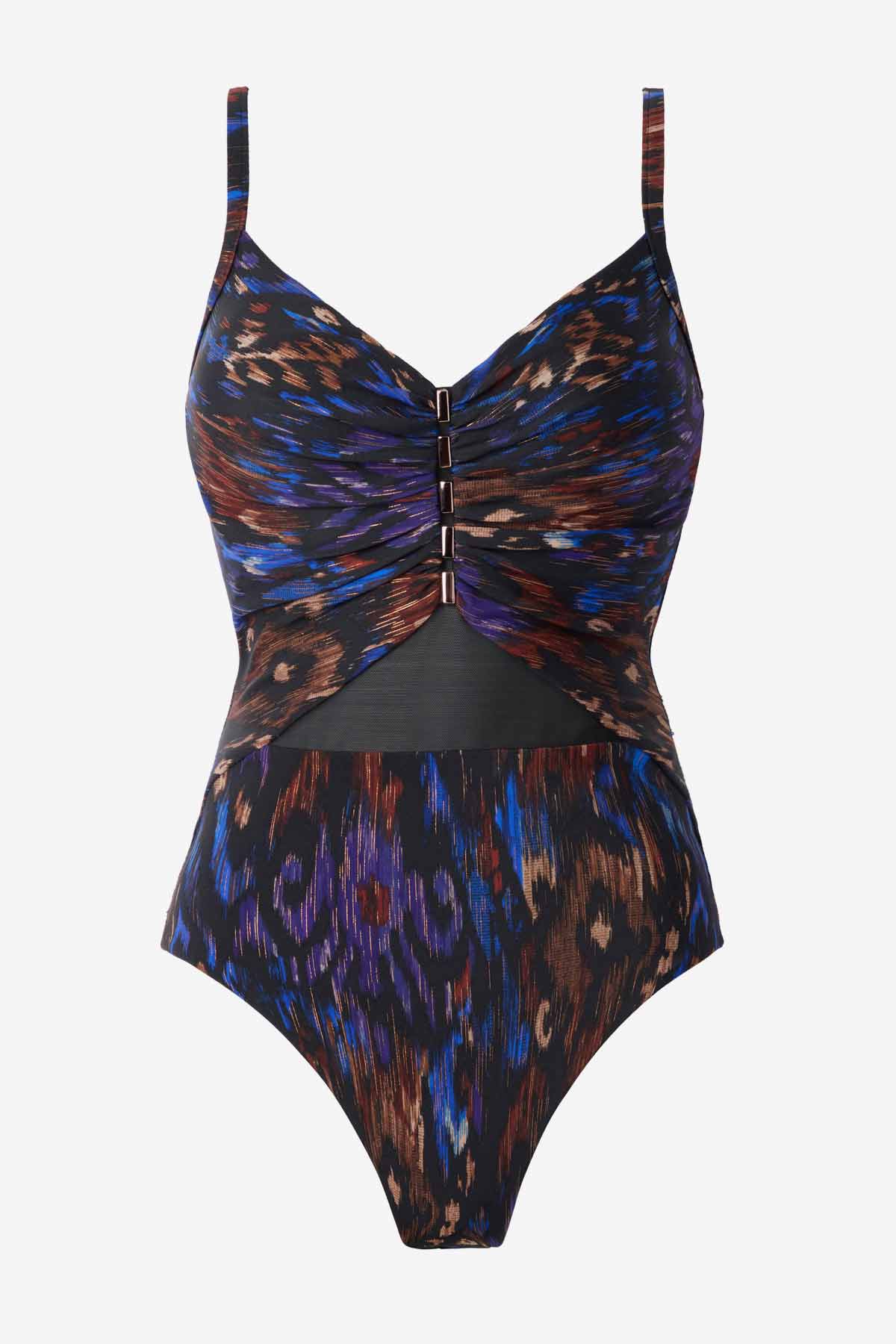 Miraclesuit Black/Multi Tapiz Mariposa One Piece Swimsuit