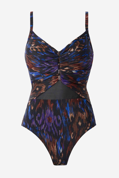 Miraclesuit Black/Multi Tapiz Mariposa One Piece Swimsuit