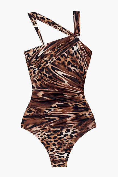 Miraclesuit Black/Multi Ocicat Europa One Piece Swimsuit
