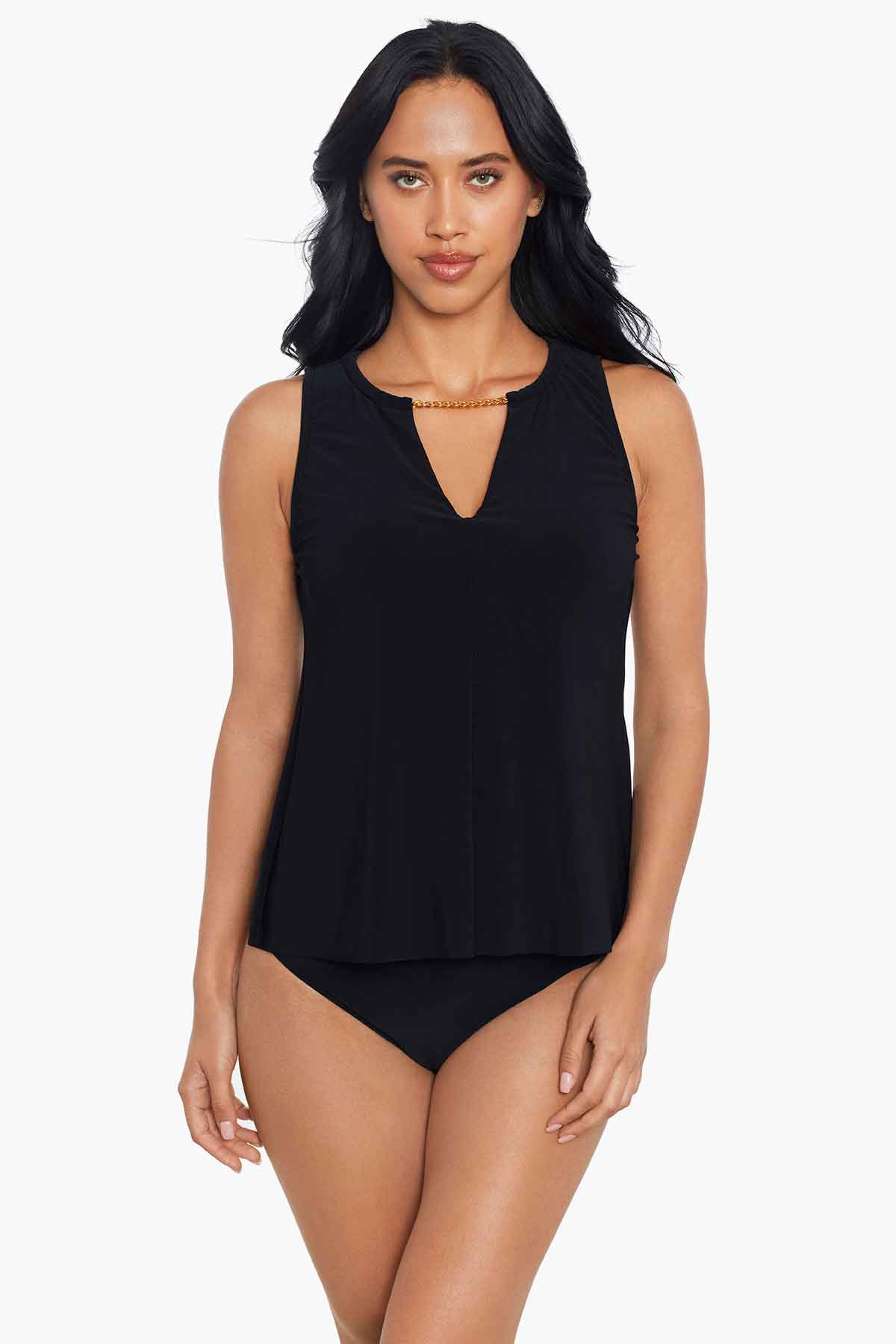 Miraclesuit Black Magicsuit Hyper Link Chanae Tankini