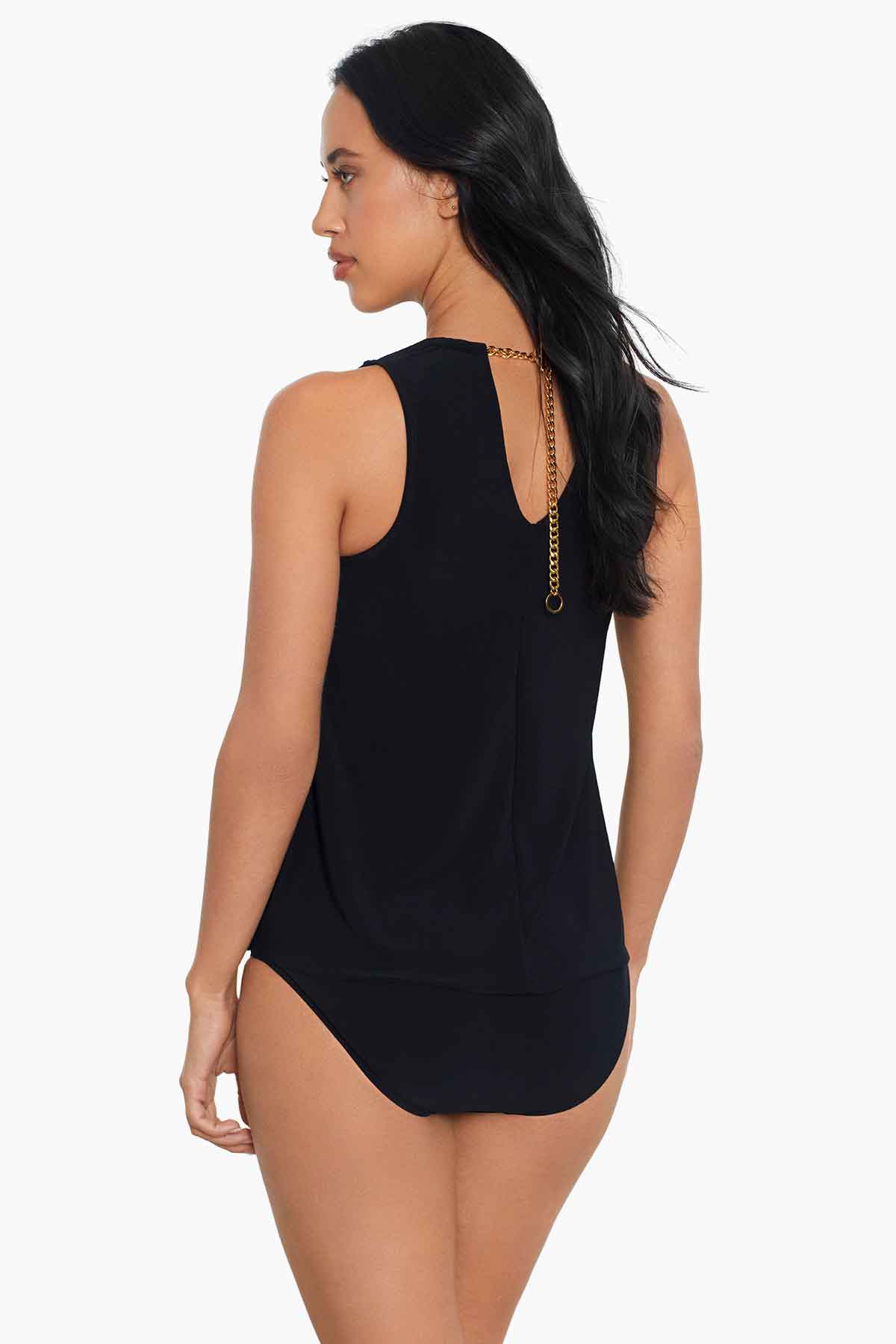 Miraclesuit Black Magicsuit Hyper Link Chanae Tankini