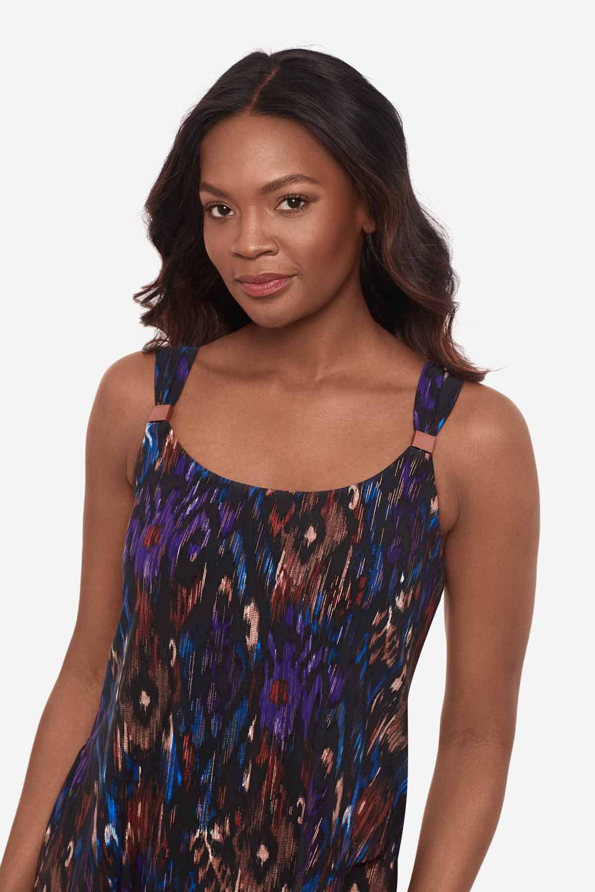 Miraclesuit Black/Multi Tapiz Dazzle Tankini Top
