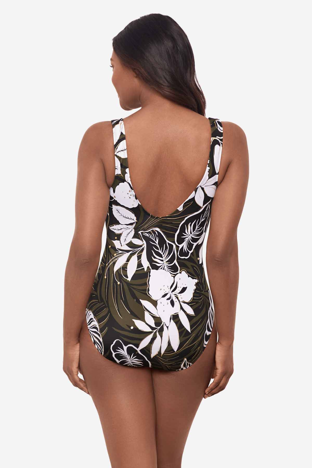 Miraclesuit Black/Multi Elle Dorado Escape One Piece Swimsuit