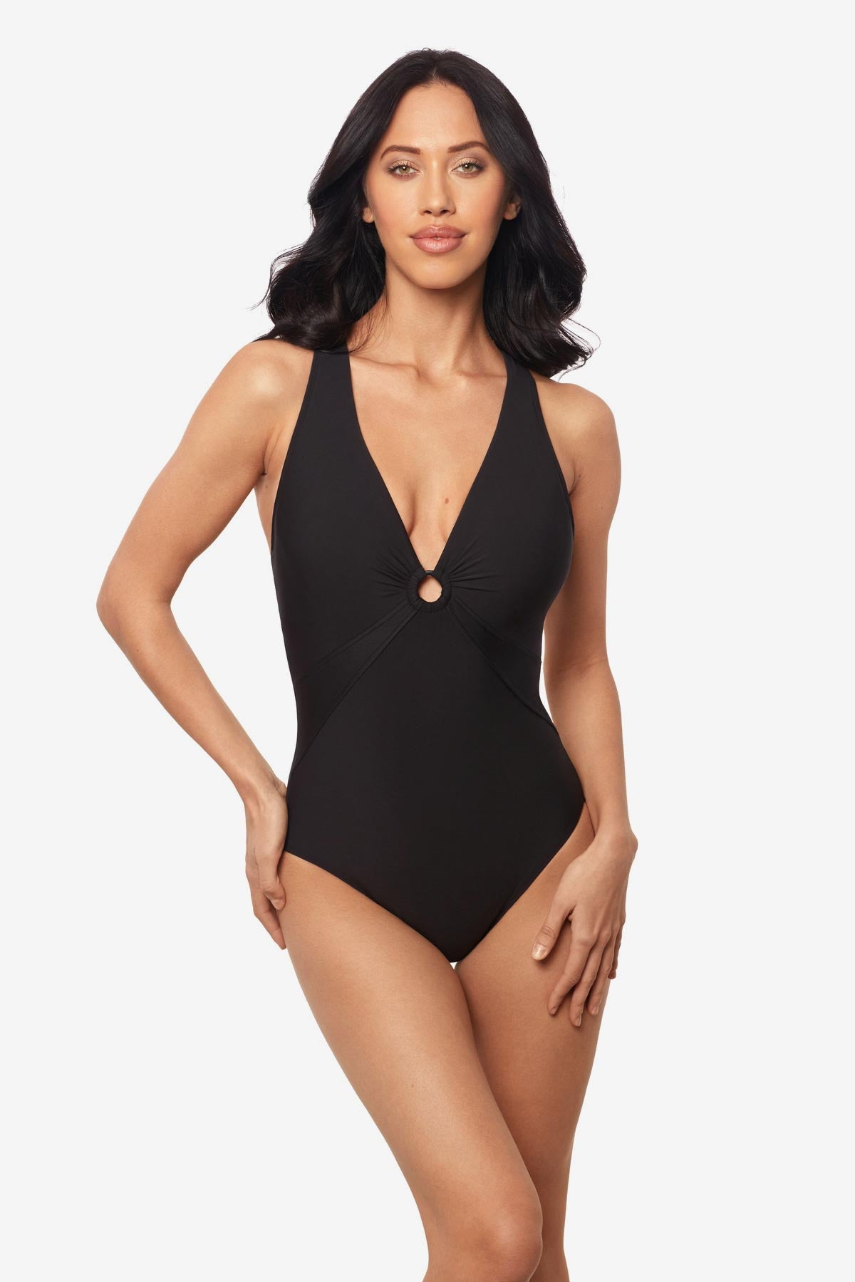 Miraclesuit Black Magicsuit Blakley One Piece Swimsuit