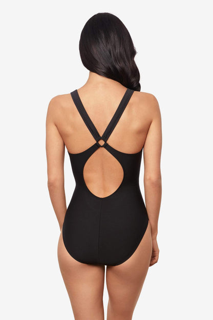 Miraclesuit Black Magicsuit Blakley One Piece Swimsuit