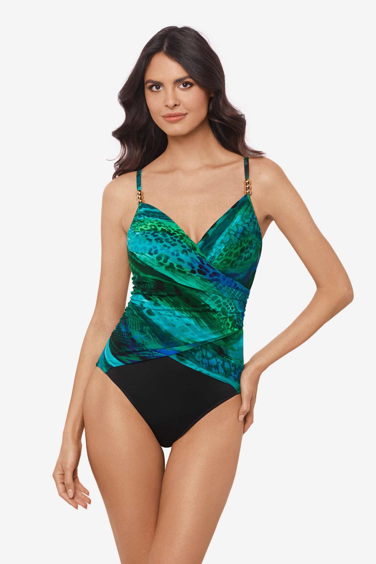 Miraclesuit Blue/Multi Magicsuit Margarita Louise One Piece Swimsuit