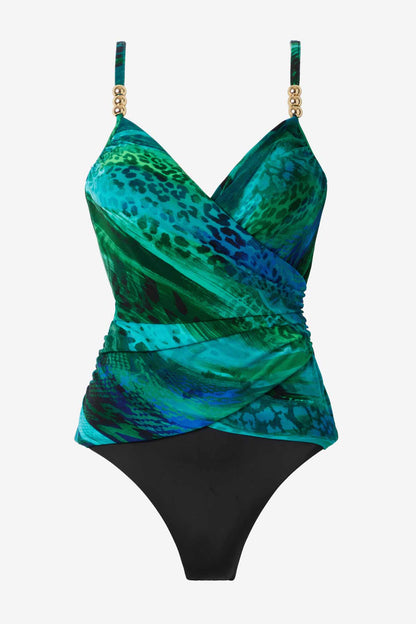 Miraclesuit Blue/Multi Magicsuit Margarita Louise One Piece Swimsuit