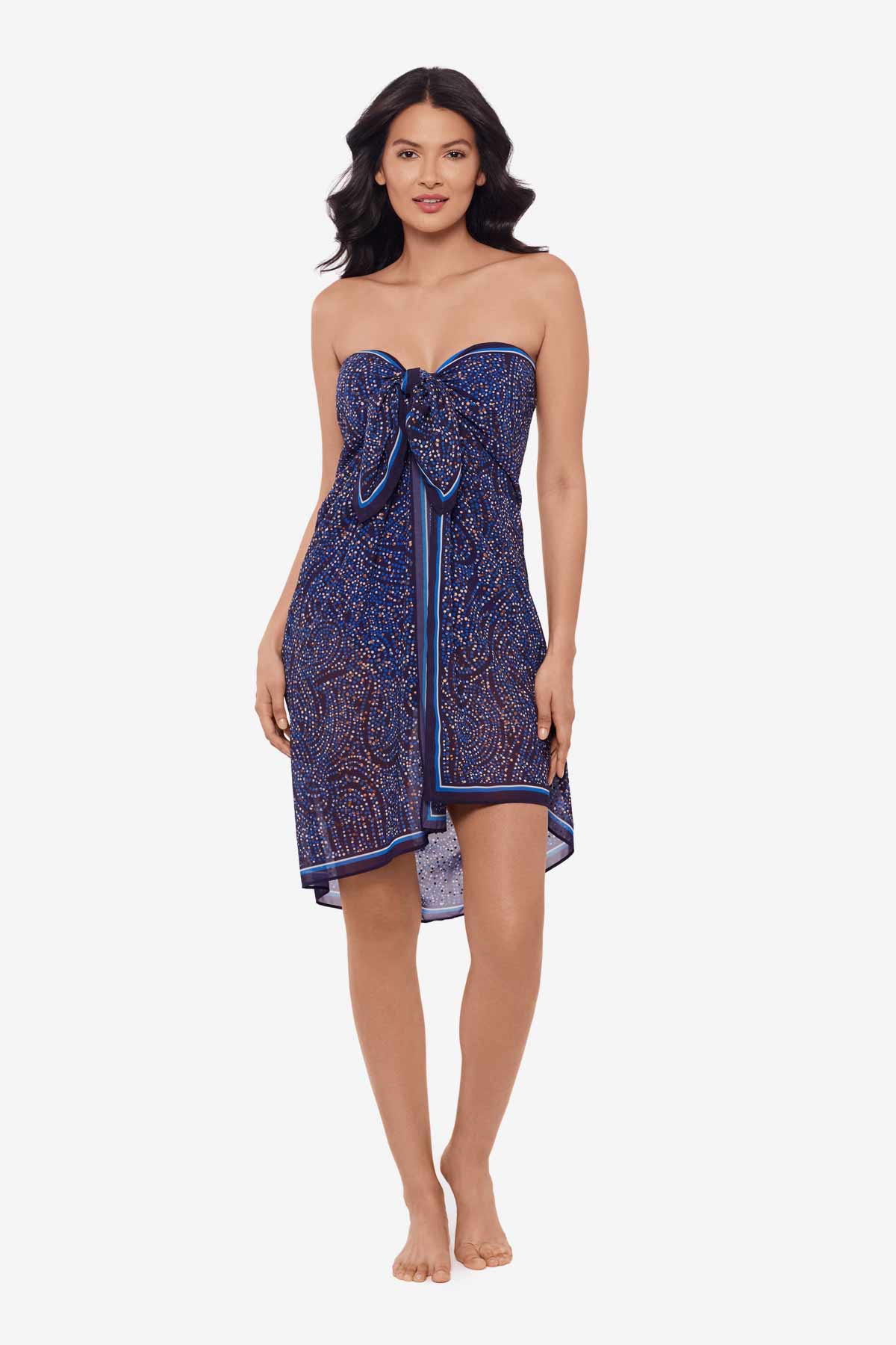 Miraclesuit Plum/Multi Spotlight Pareo Swim Cover Up