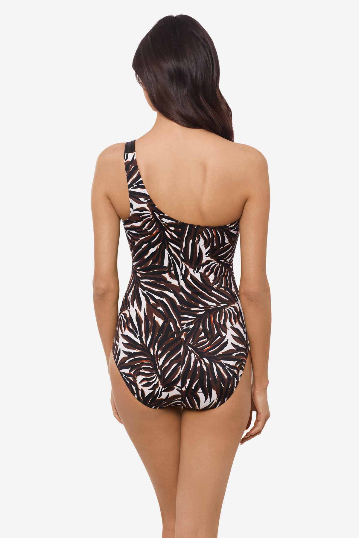 Miraclesuit Brown/Multi Magicsuit Ventana Lita One Piece Swimsuit