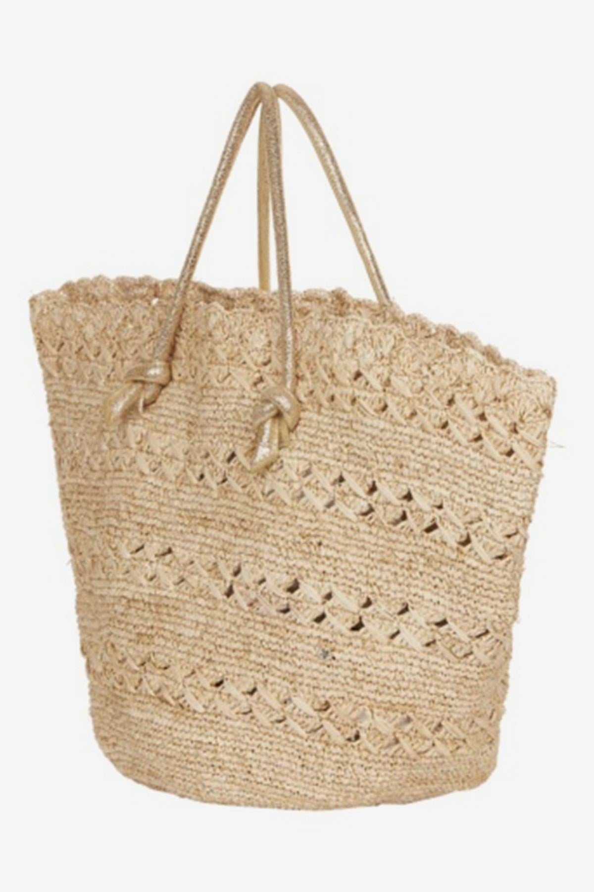 Miraclesuit Natural/Gold Florabella Salerno Tote Bag in Natural/Gold