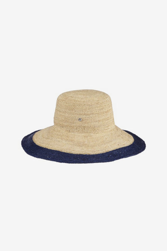 Miraclesuit Navy Florabella Lucia Standard Brim Hat in Navy