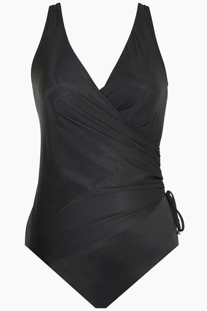 Miraclesuit Black Razzle Dazzle Eclat Swimsuit