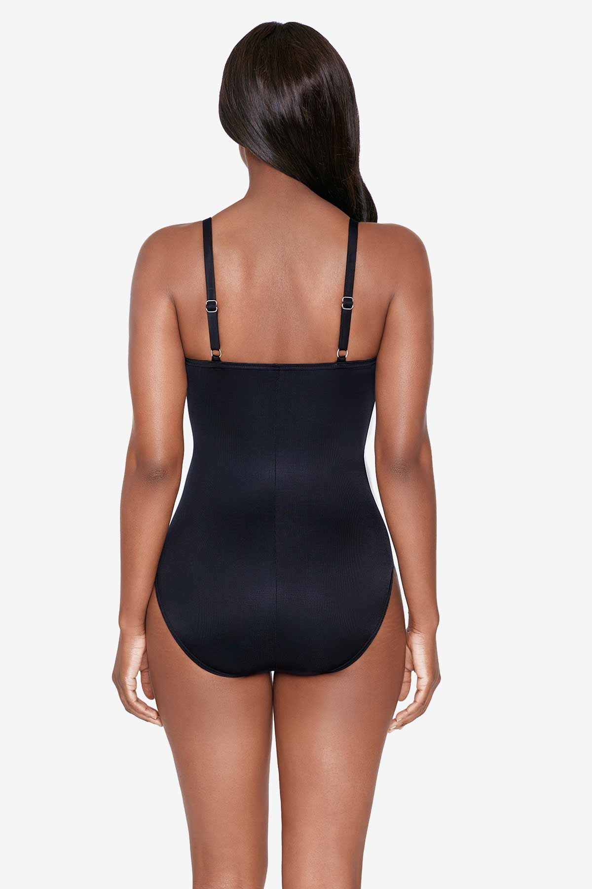 Miraclesuit Black Network Mystify One Piece Swimsuit DD-Cup