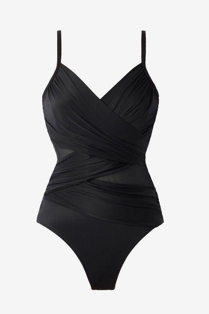 Miraclesuit Black Network Mystify One Piece Swimsuit DD-Cup