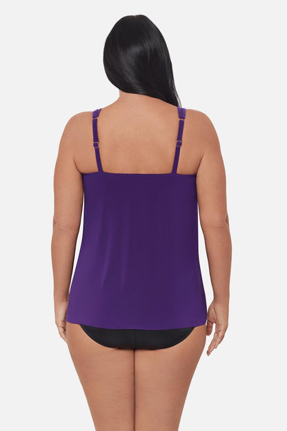 Miraclesuit Mulberry Plus Size Mirage Tankini Top