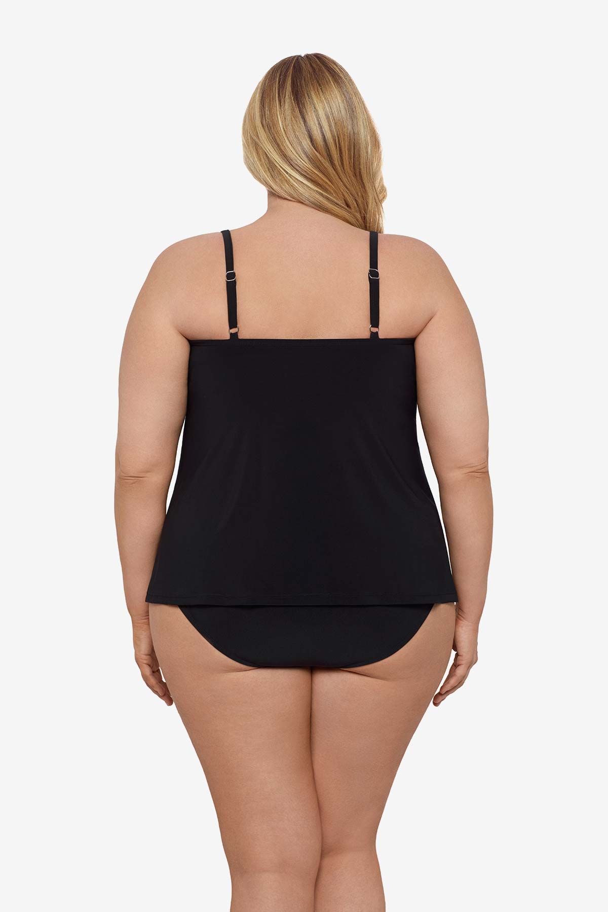 Miraclesuit Black Plus Size Love Knot Tankini
