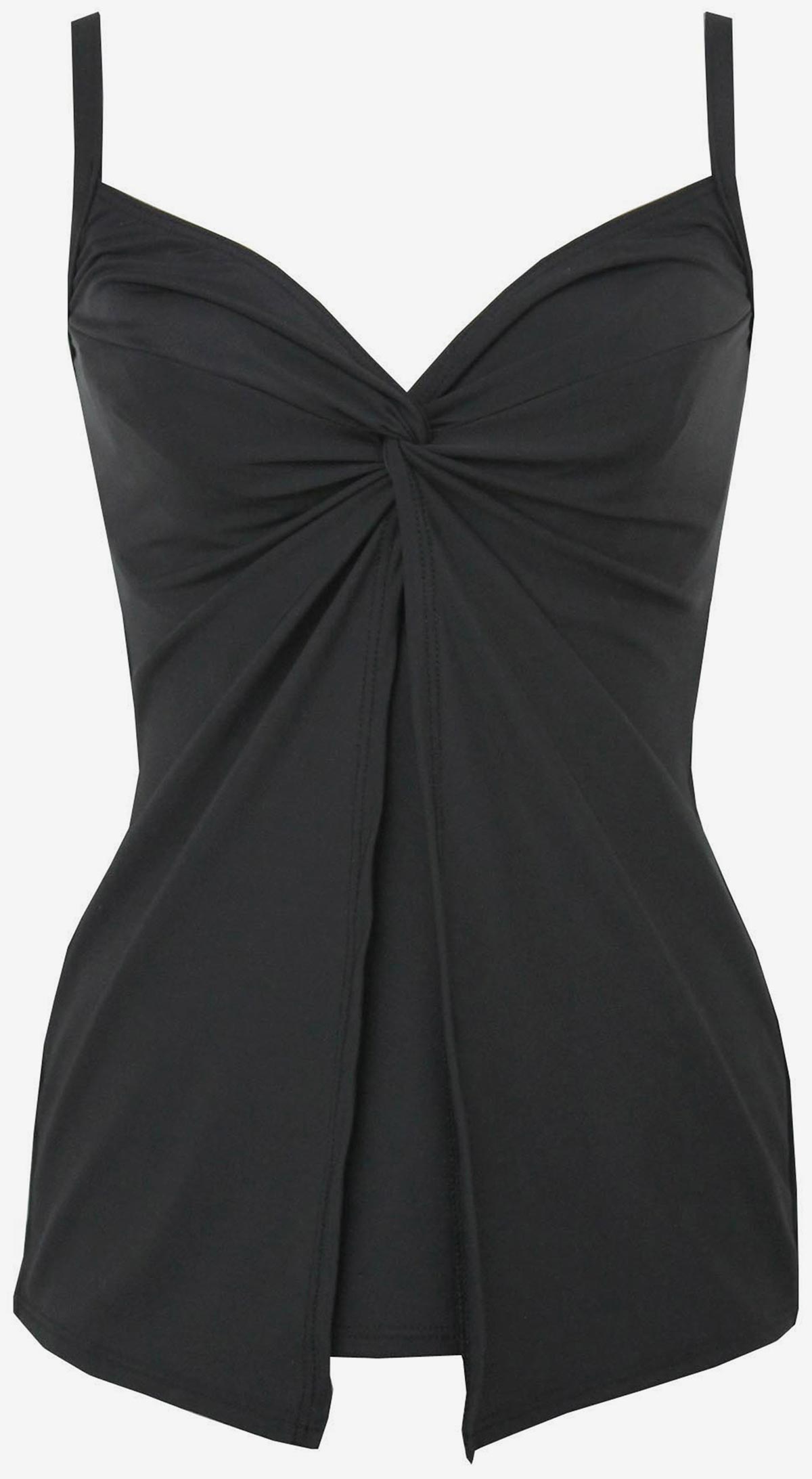 Miraclesuit Black Plus Size Love Knot Tankini