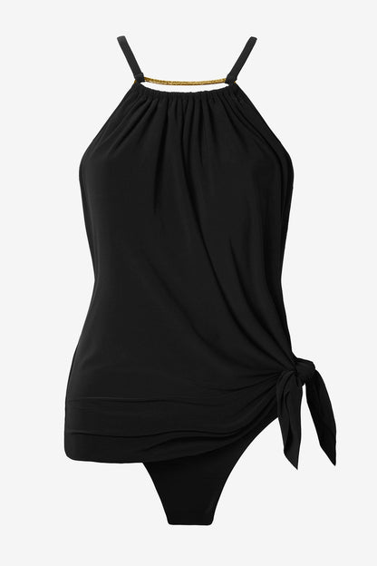 Miraclesuit Black Magicsuit Plus Size Parker One Piece Swim Dress