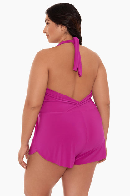 Miraclesuit Merlot Plus Size Bianca Romper