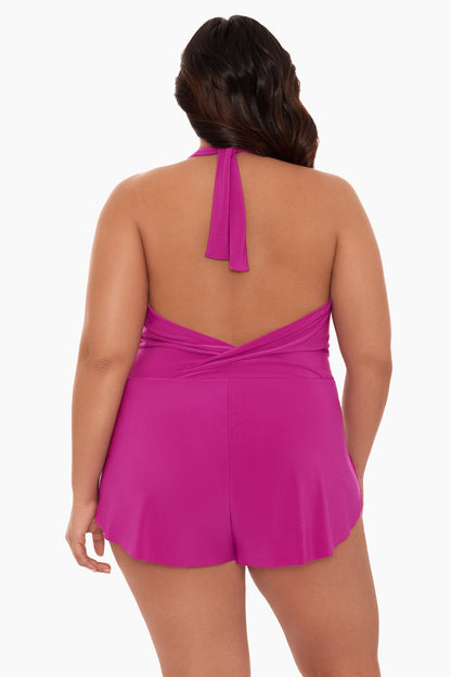 Miraclesuit Merlot Plus Size Bianca Romper