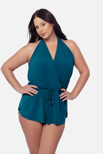 Miraclesuit Merlot Plus Size Bianca Romper