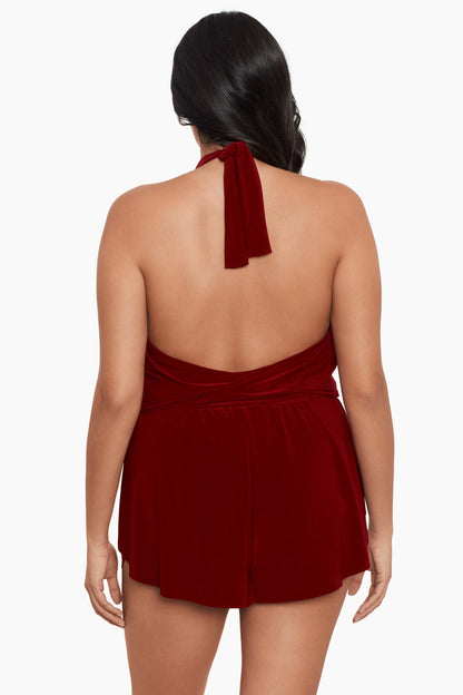 Miraclesuit Merlot Plus Size Bianca Romper