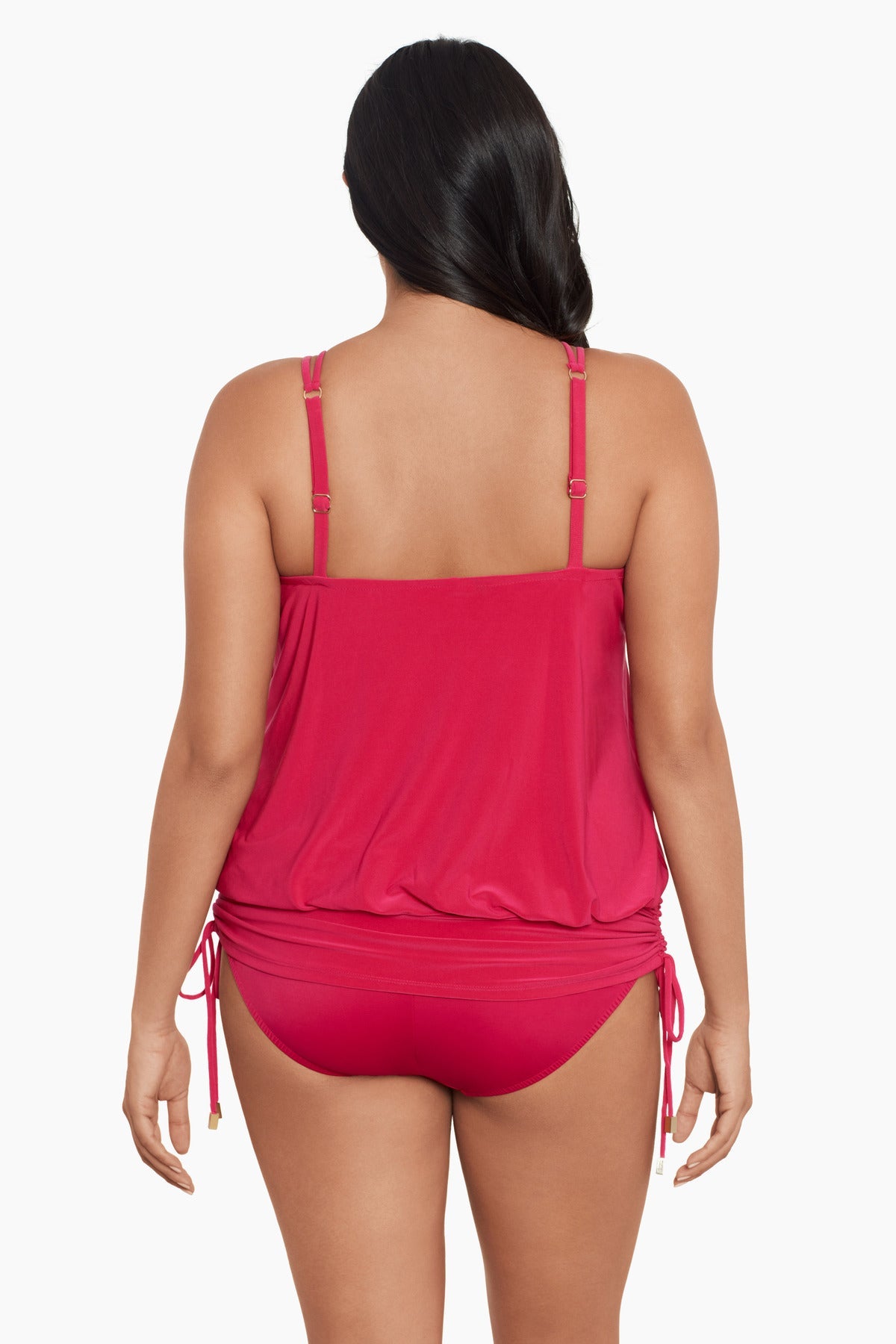 Miraclesuit Ruby Magicsuit Women's Plus Size Swimwear Solid Susan Underwire Tummy Control One Piece Swimdress