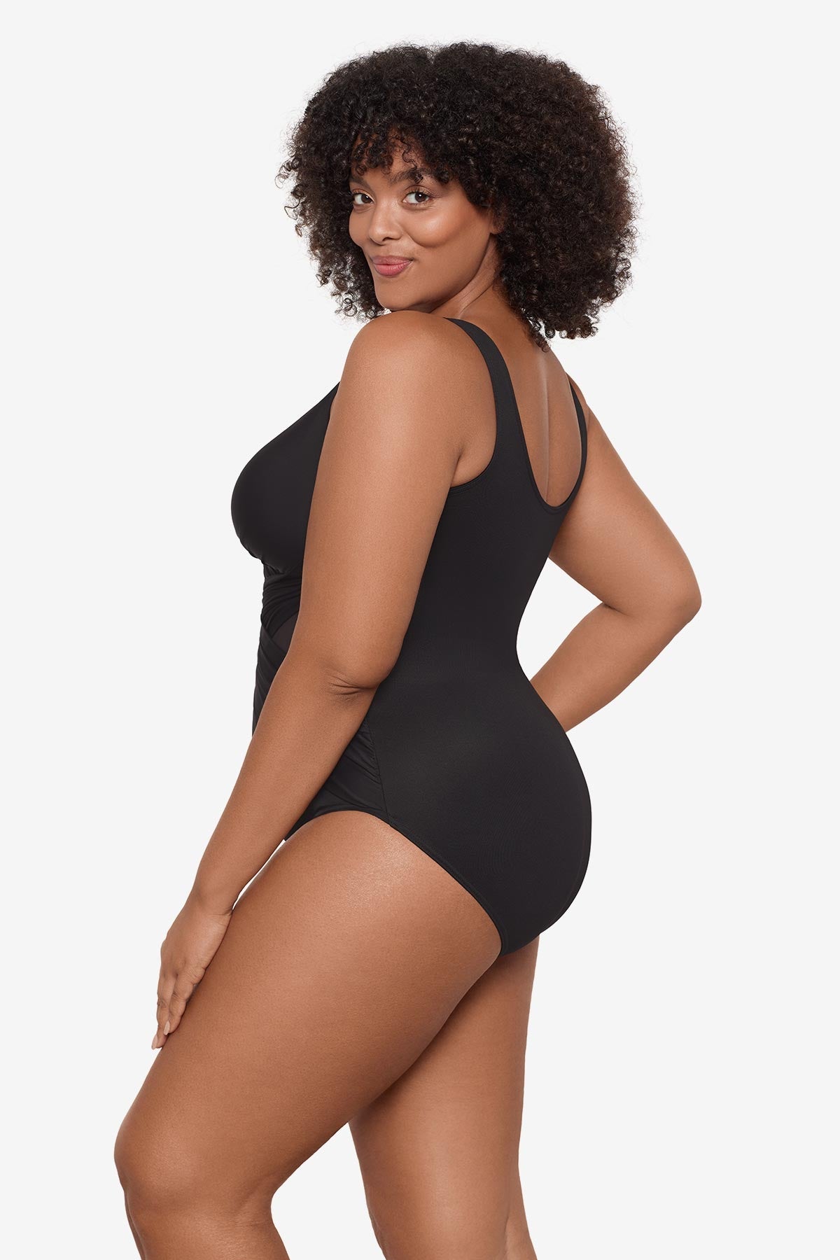 Miraclesuit Mulberry Plus Size Crossover One Piece