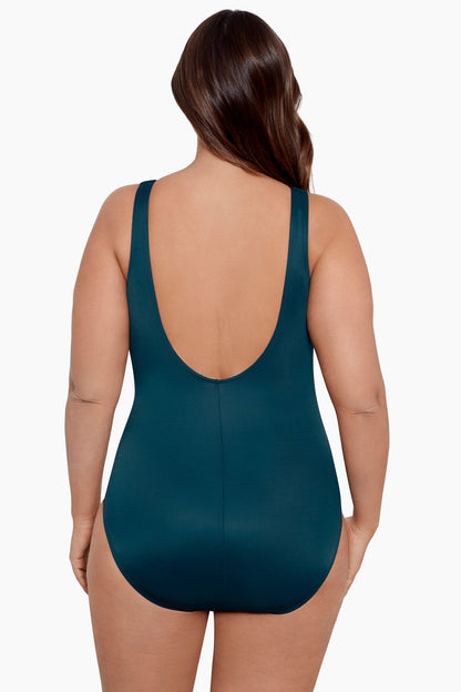 Miraclesuit Mulberry Plus Size Crossover One Piece