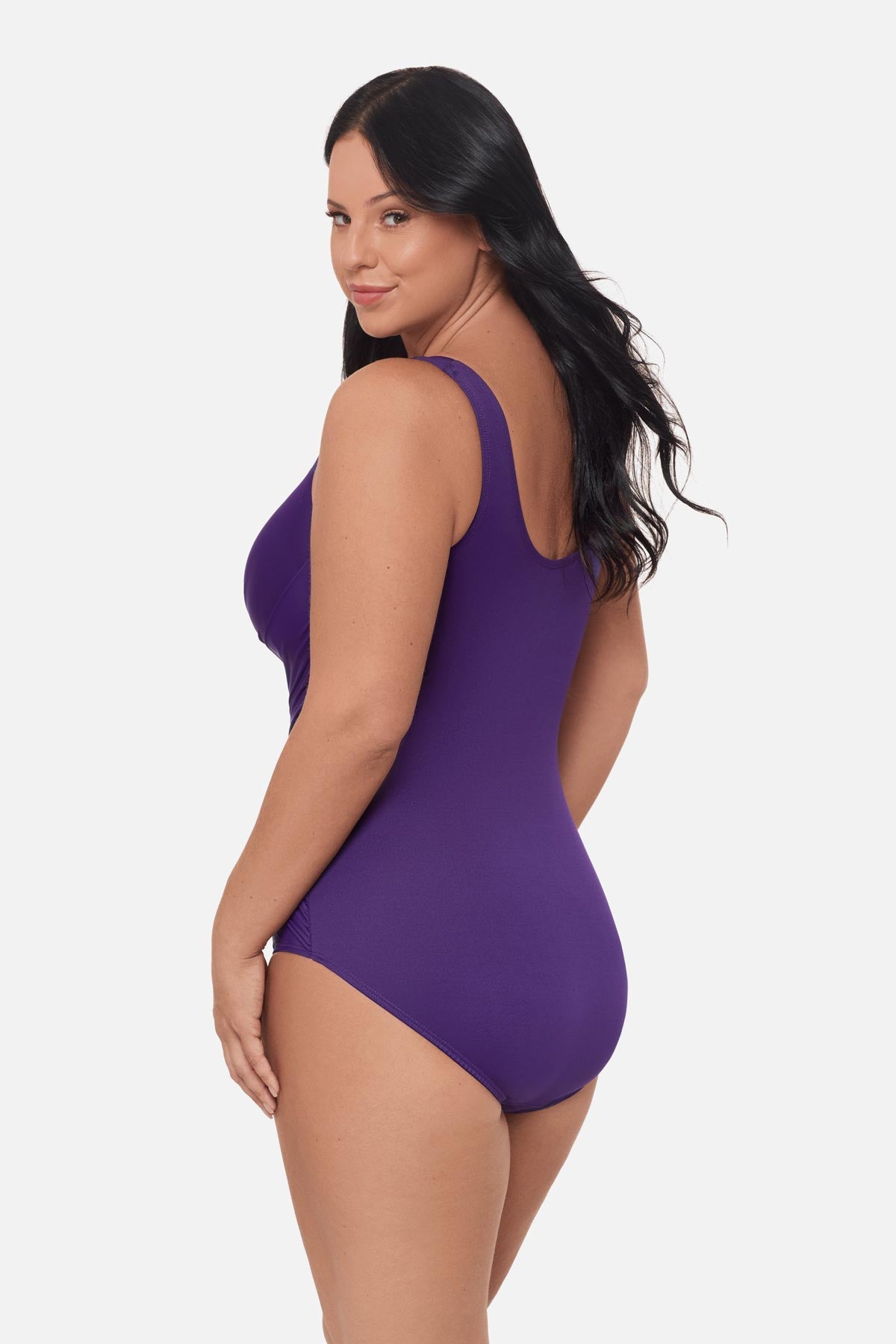 Miraclesuit Mulberry Plus Size Crossover One Piece