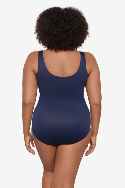 Miraclesuit Mulberry Plus Size Crossover One Piece