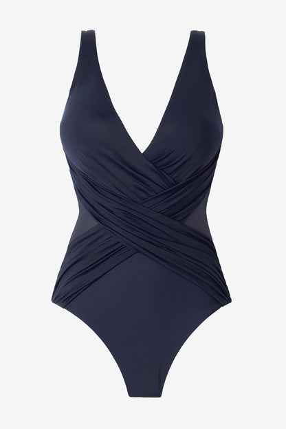 Miraclesuit Mulberry Plus Size Crossover One Piece
