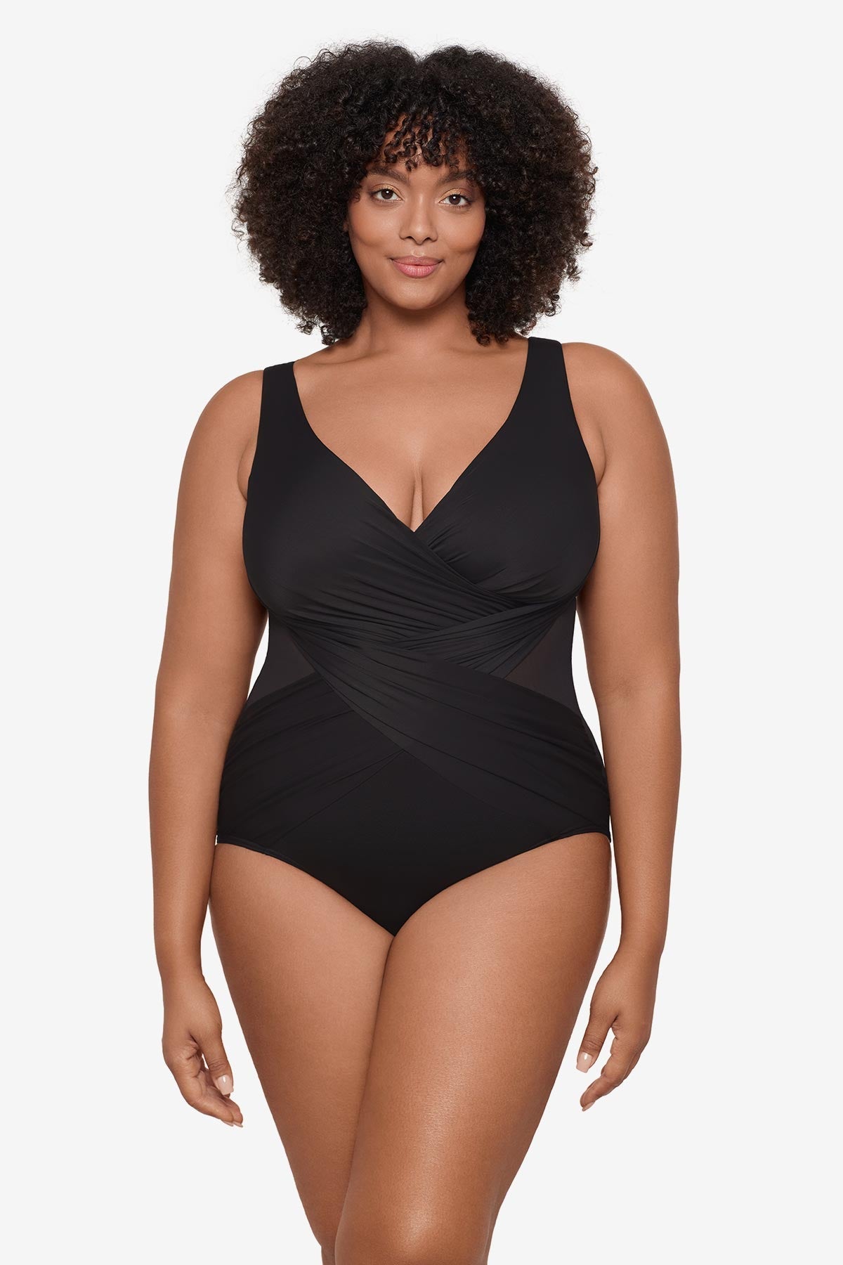 Miraclesuit Mulberry Plus Size Crossover One Piece