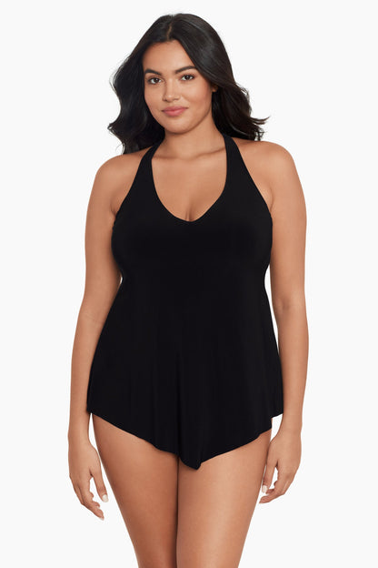 Miraclesuit Black Magicsuit Plus Size Taylor Tankini
