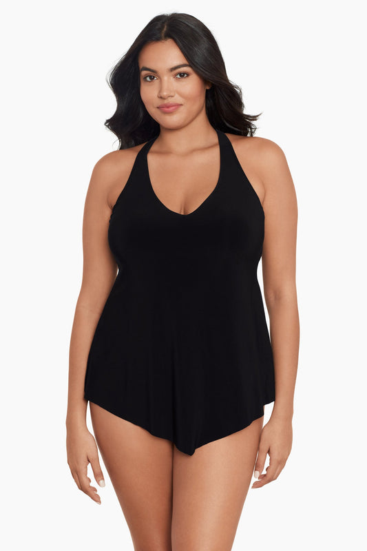 Miraclesuit Black Magicsuit Plus Size Taylor Tankini