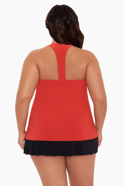 Miraclesuit Black Magicsuit Plus Size Taylor Tankini
