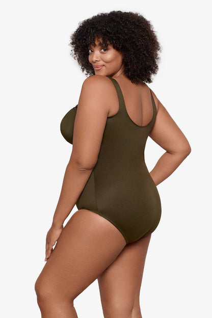 Miraclesuit Nori Plus Size Rock Solid Revele One Piece Swimsuit