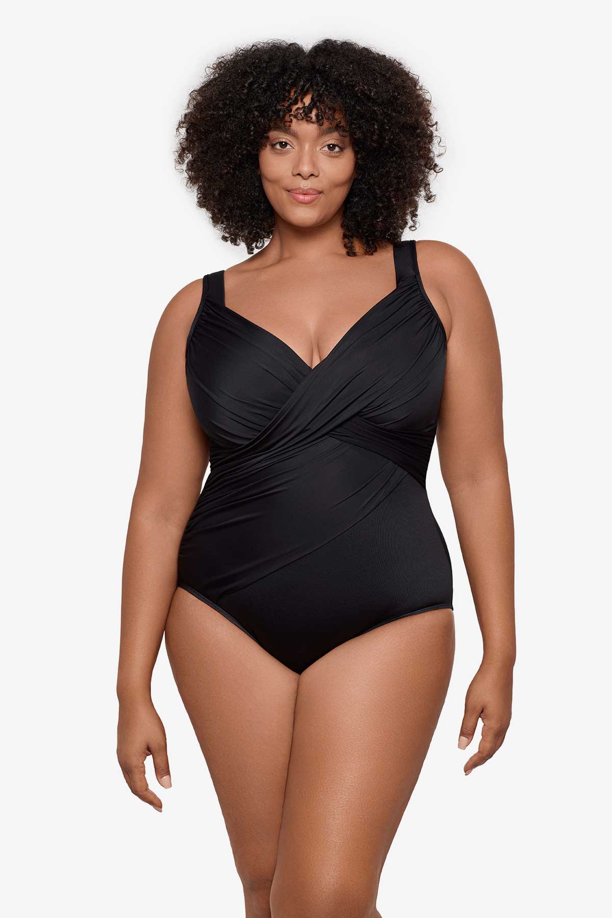 Miraclesuit Nori Plus Size Rock Solid Revele One Piece Swimsuit